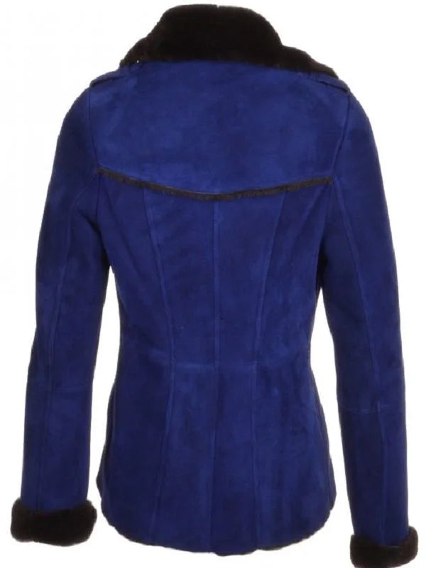 Arthur Morgan Blue Wool Coat