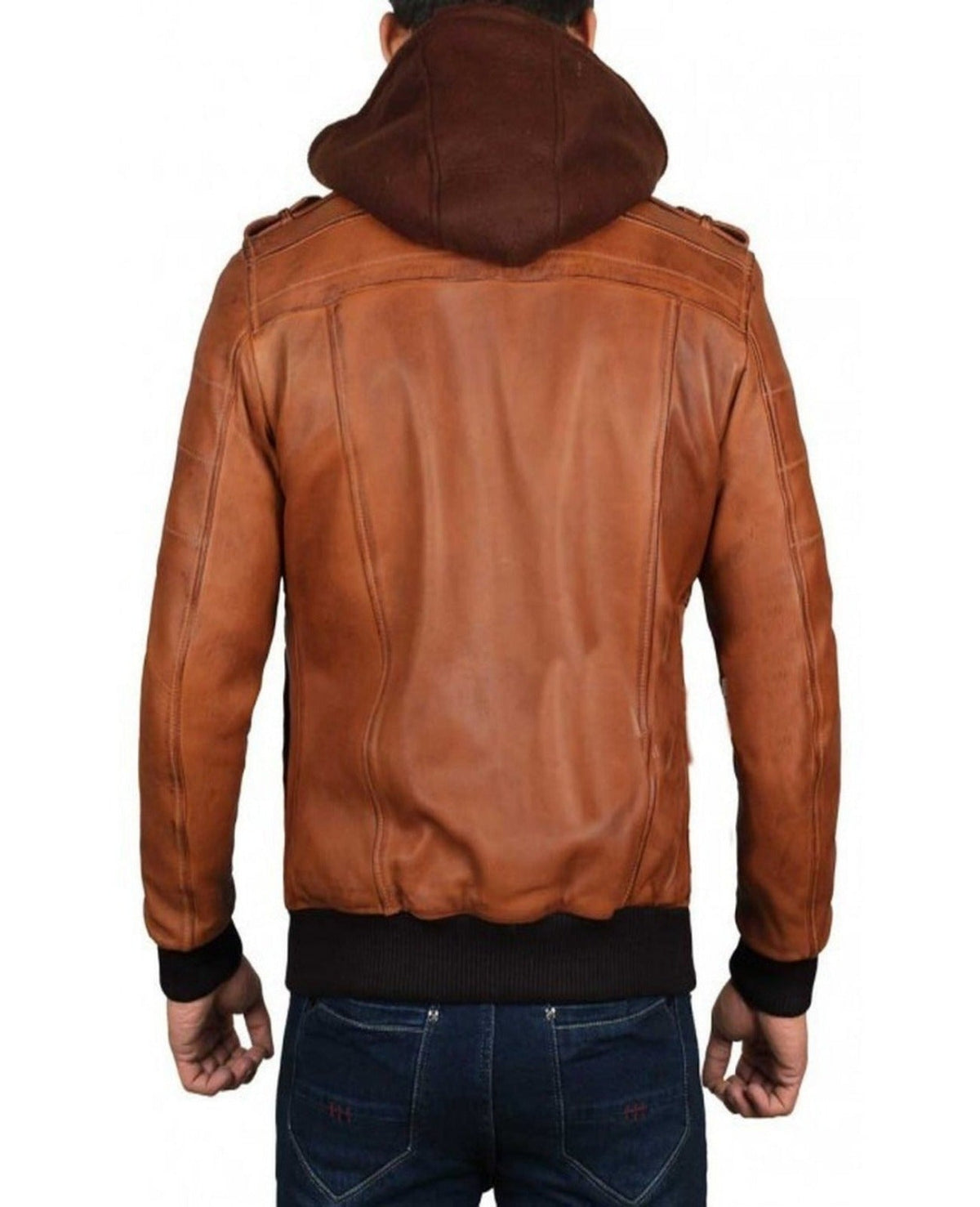 Men's Stylish Decrum Hooded jacket