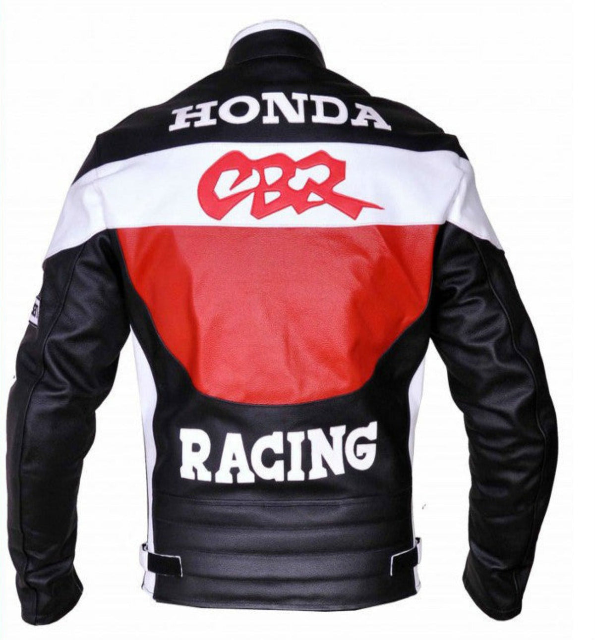 Honda CBR Red & Black Biker Leather Jacket