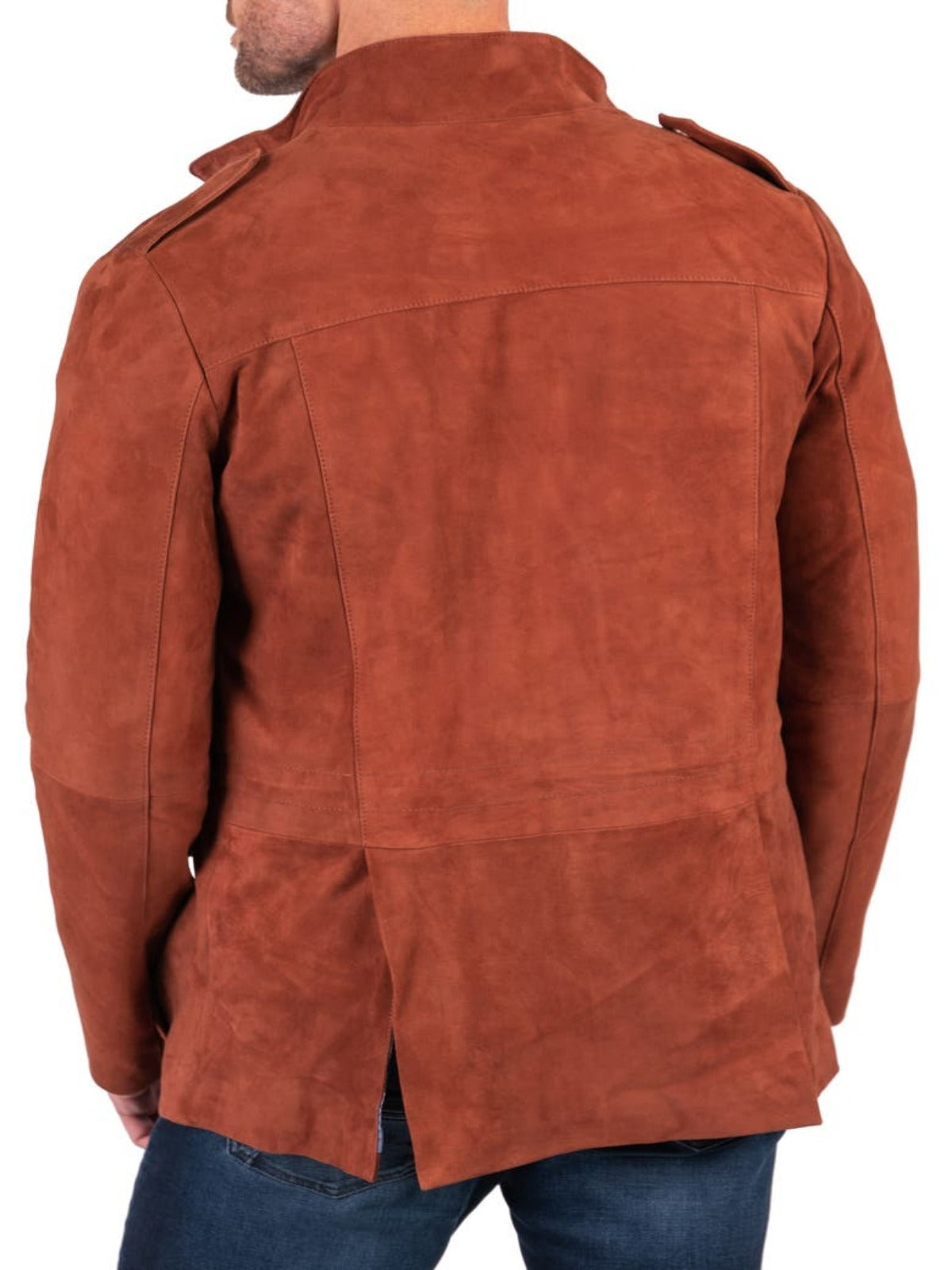 Mens Stylish Brown Warm Jacket