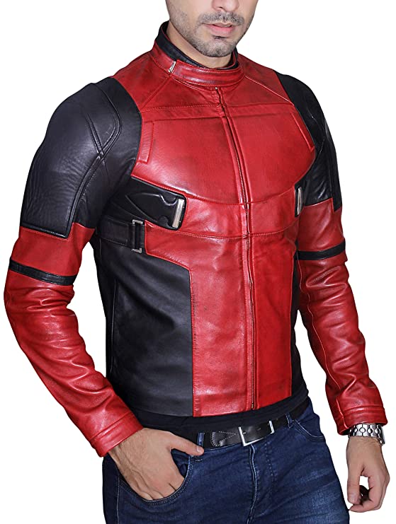 Deadpool Ryan Reynolds Real Leather Jacket