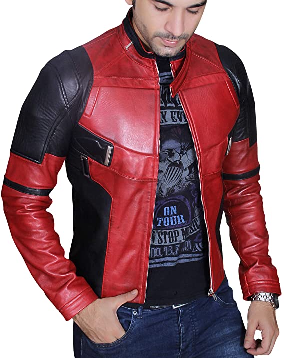 Deadpool Ryan Reynolds Real Leather Jacket