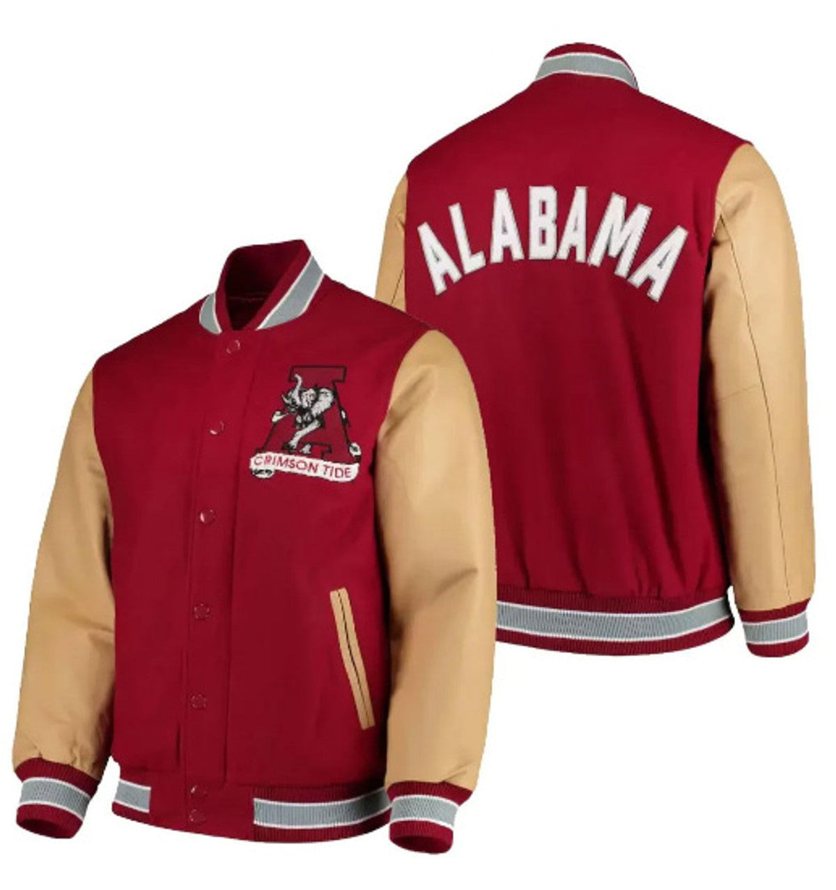 Alabama Crimson Tide Red Varsity Jacket