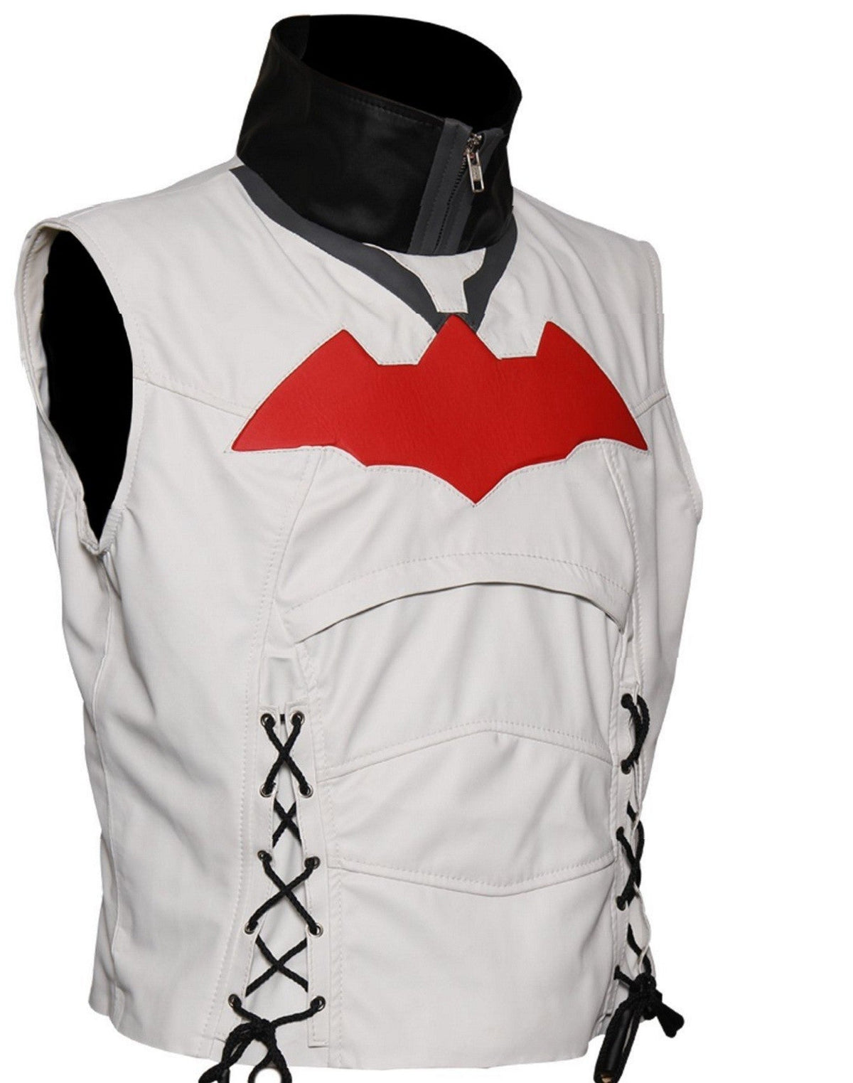 Batman Arkham Knight Gaming Red Hood Leather Jacket & Vest