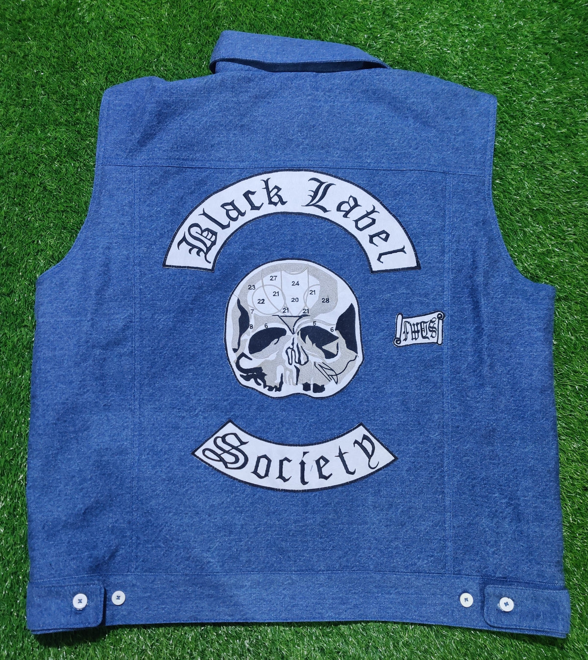Black Label Society Blue Denim Vest (UNISEX)