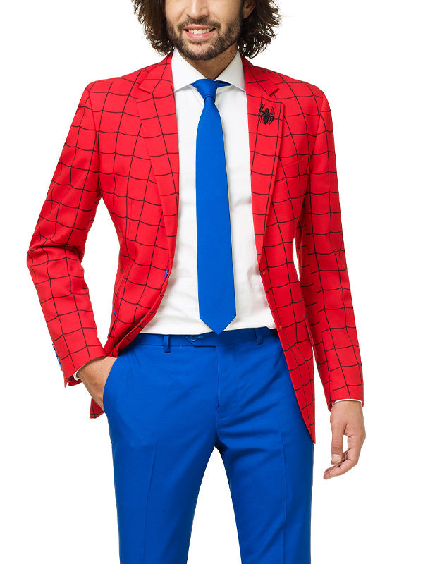 Men’s Tom Holland Spiderman Red Blazer Coat