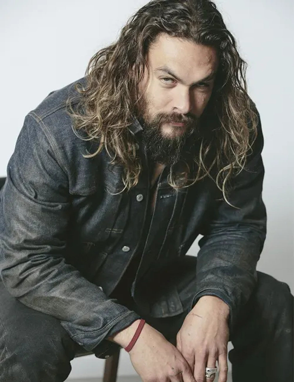 Jason Momoa On The Roam Denim Jacket