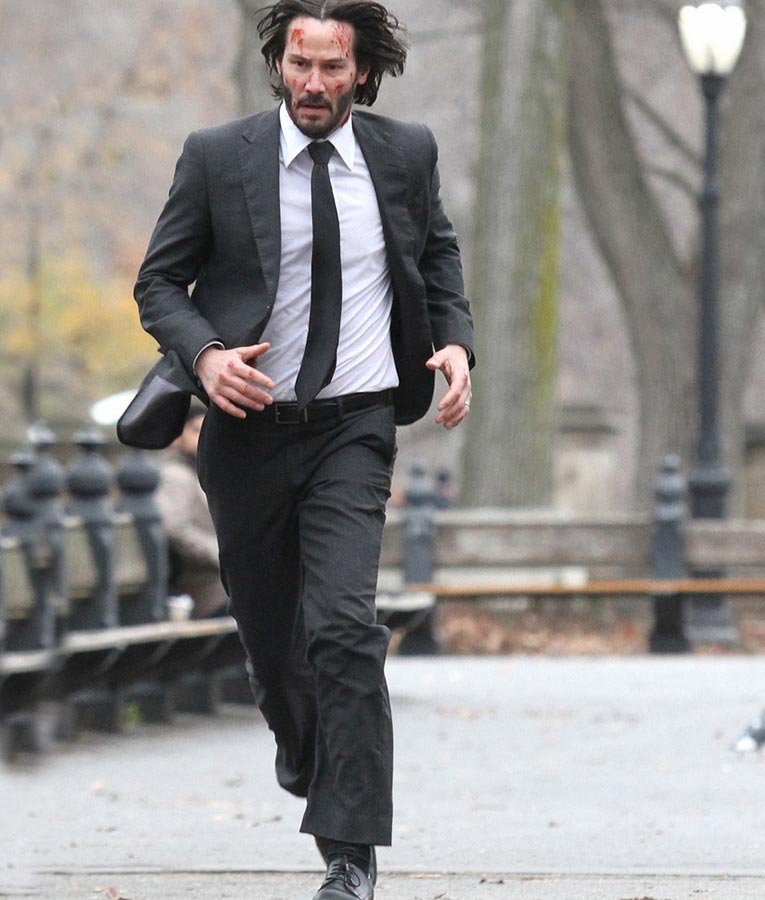 John Wick 2 Keanu Reeves Black Suit