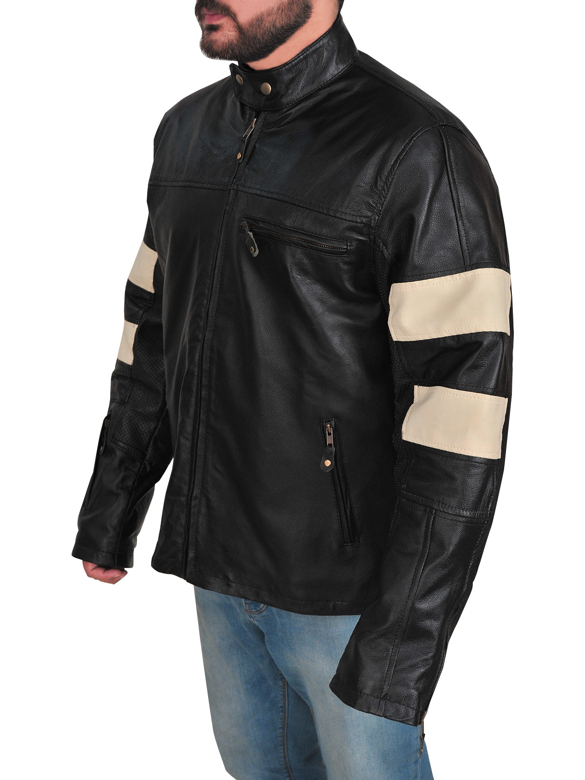 Keanu Reeves KRGT-1 Biker Leather Jacket