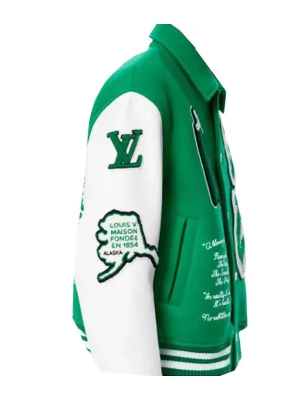 Louis-Vuitton-Green-Varsity-Jacket