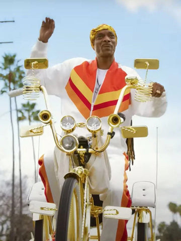 Snoop Dogg Super Bowl White Tracksuit