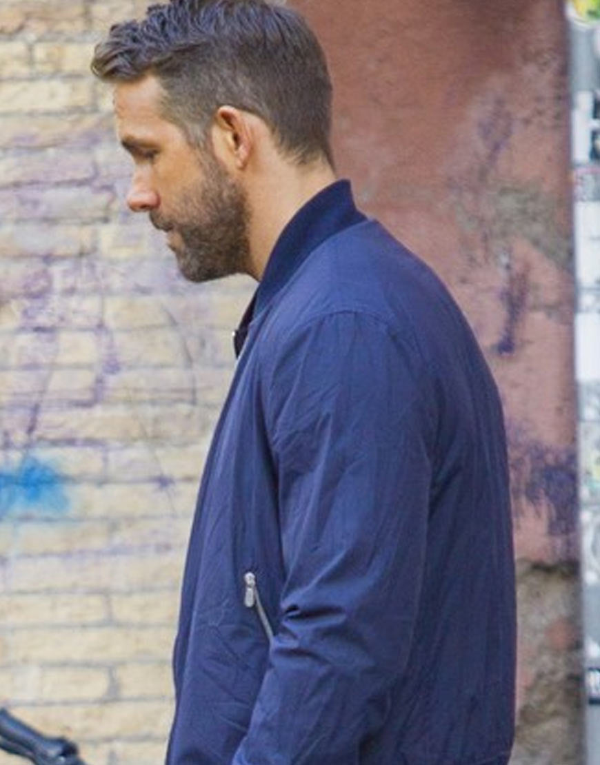 Ryan Reynolds 6 Underground Blue Jacket