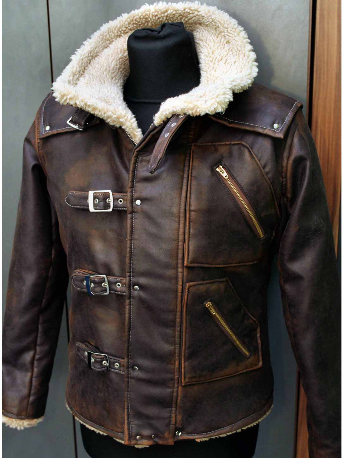 BJ Blazkowicz Wolfenstein Designer Leather Jacket