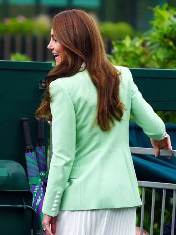 Wimbledon 2023 Princess Kate Middleton Mint Green Blazer