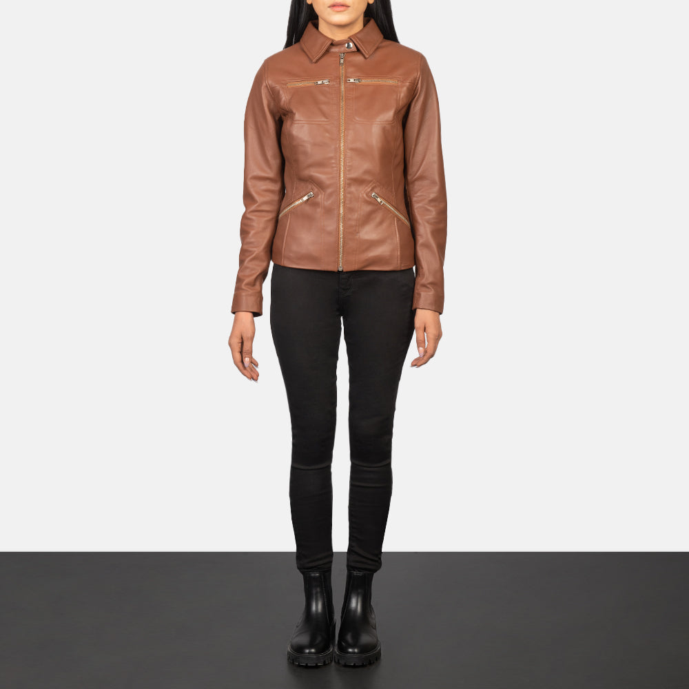 Tomachi Brown Leather Jacket – LJ