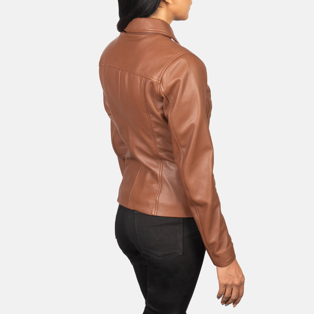 Tomachi Brown Leather Jacket – LJ