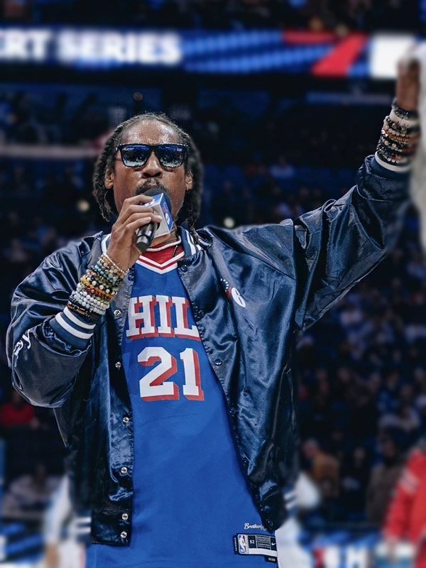 Ying Yang Twins 76ers Blue Varsity Jacket