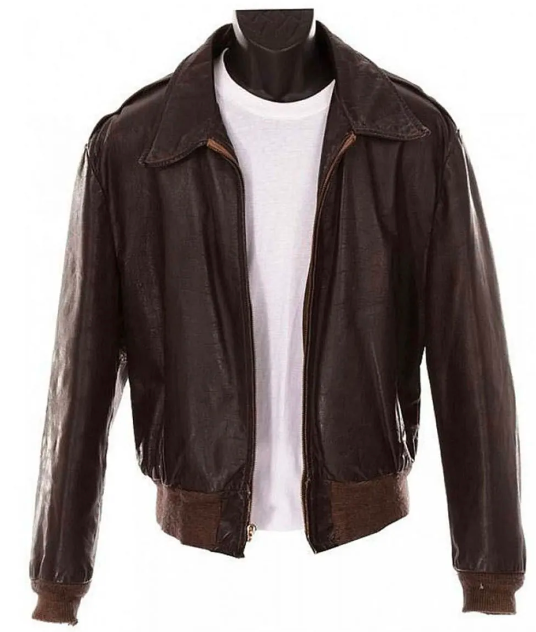 Henry Winkler Happy Days Brown Leather Jacket – LJs