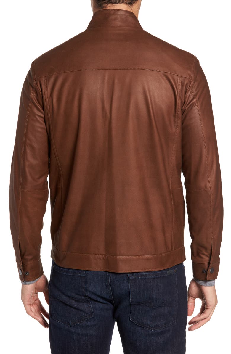 Mens Decent Brown Leather Jacket