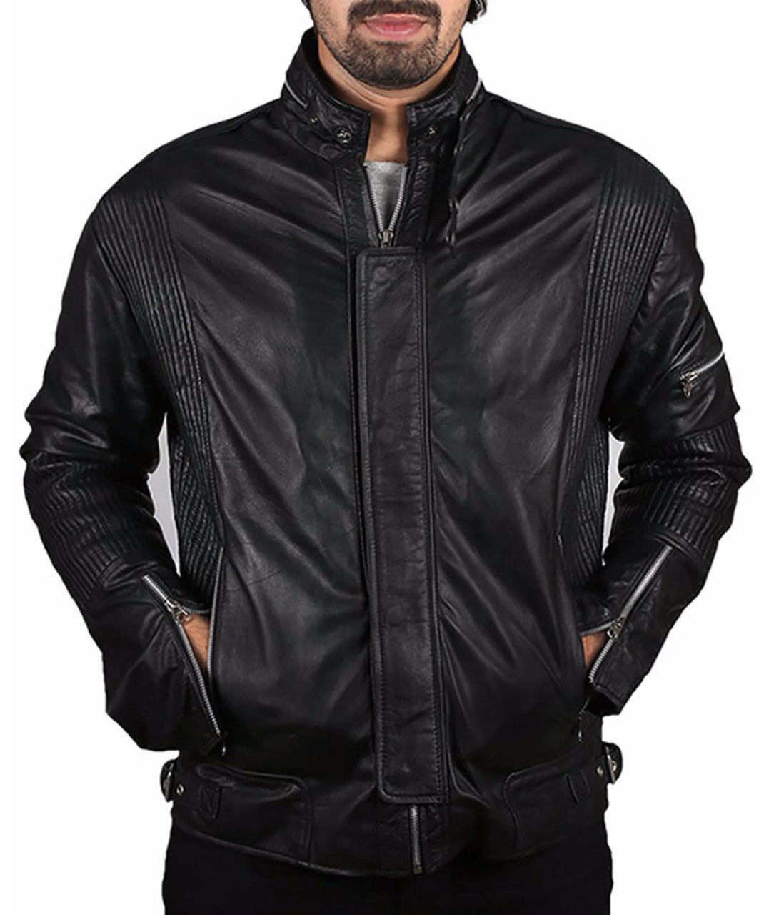 Daft Punk Electroma Black Leather Jacket