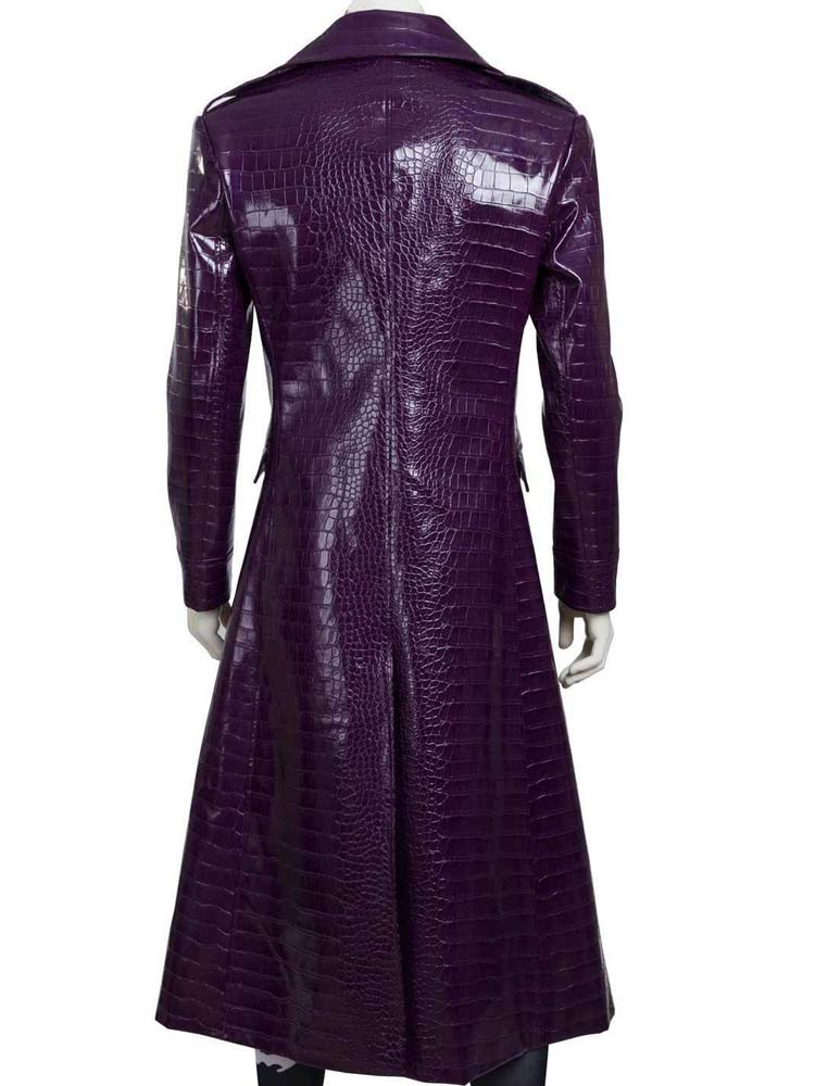 Joker Suicide Squad Trench Leather Coat