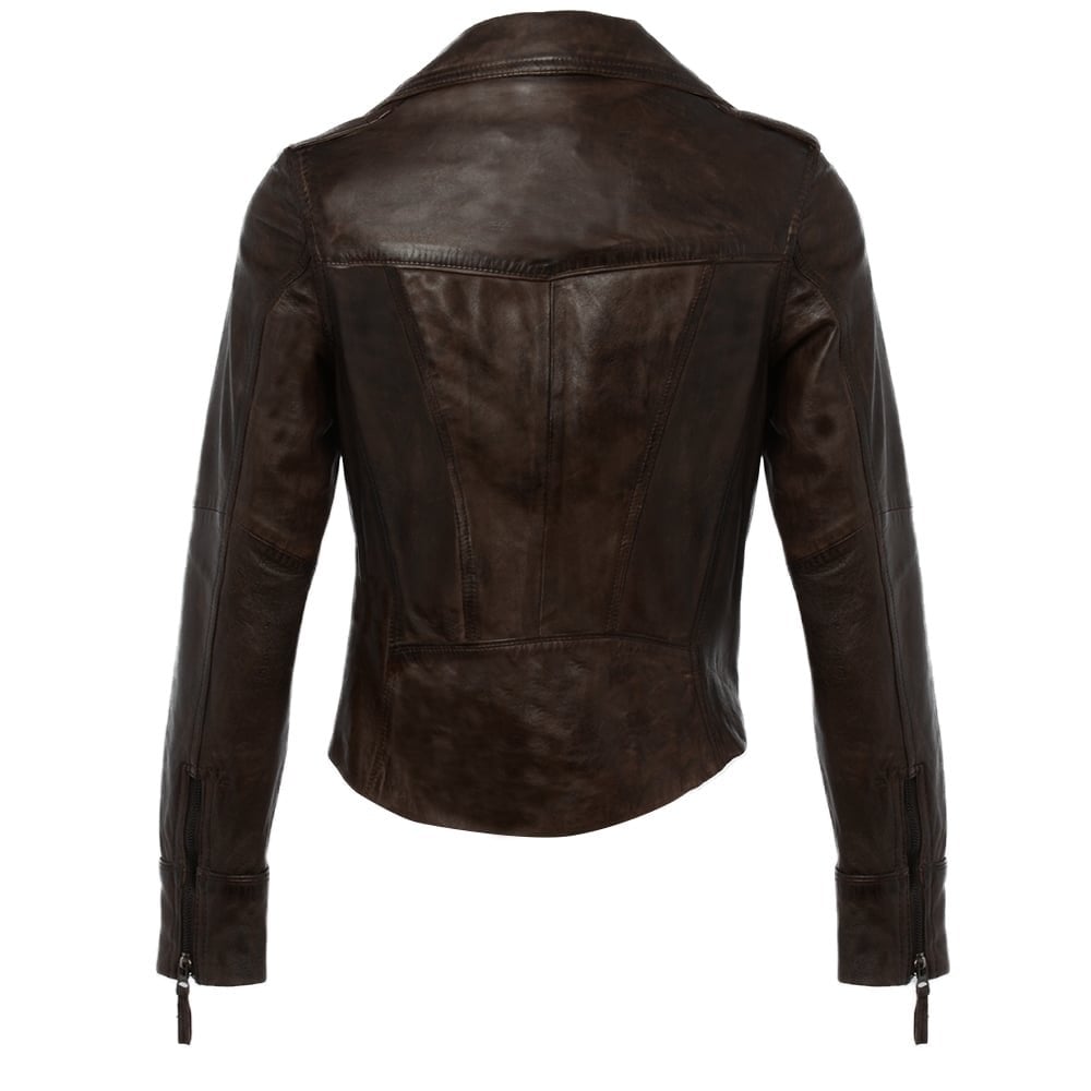 Women’s Slim Fit Biker Leather Jacket