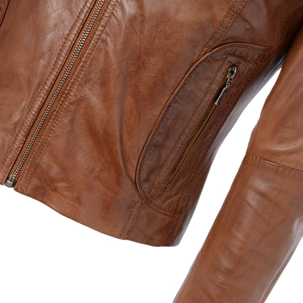 Women’s Slim Fit Biker Leather Jacket