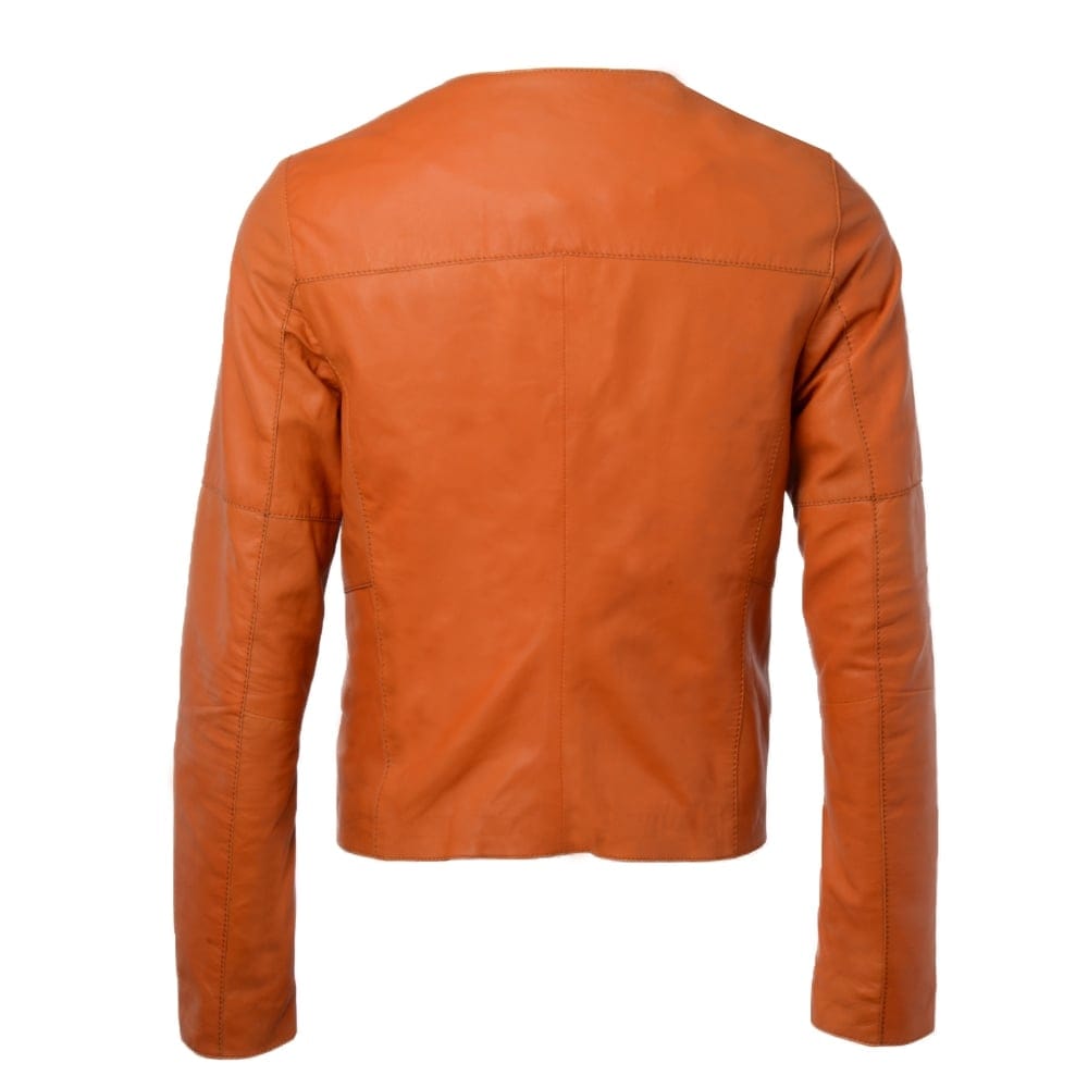 Women's Casual Real Leather Jacket