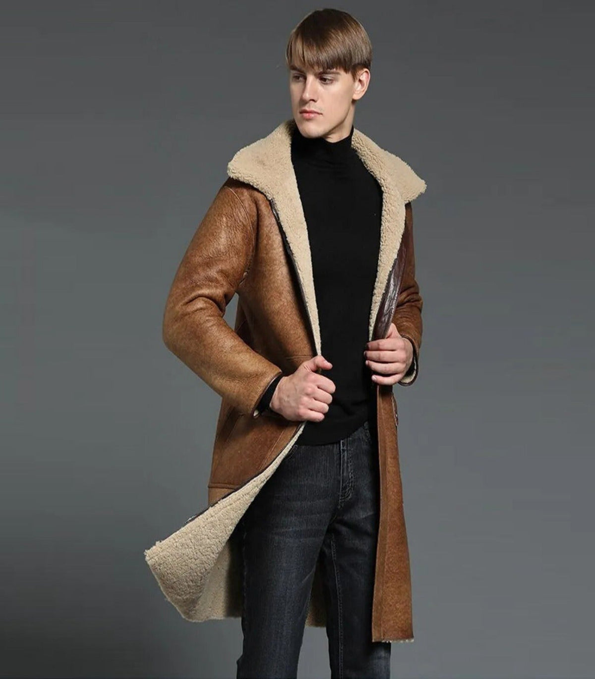 Mens Glamorous Long Winter Slim Coat