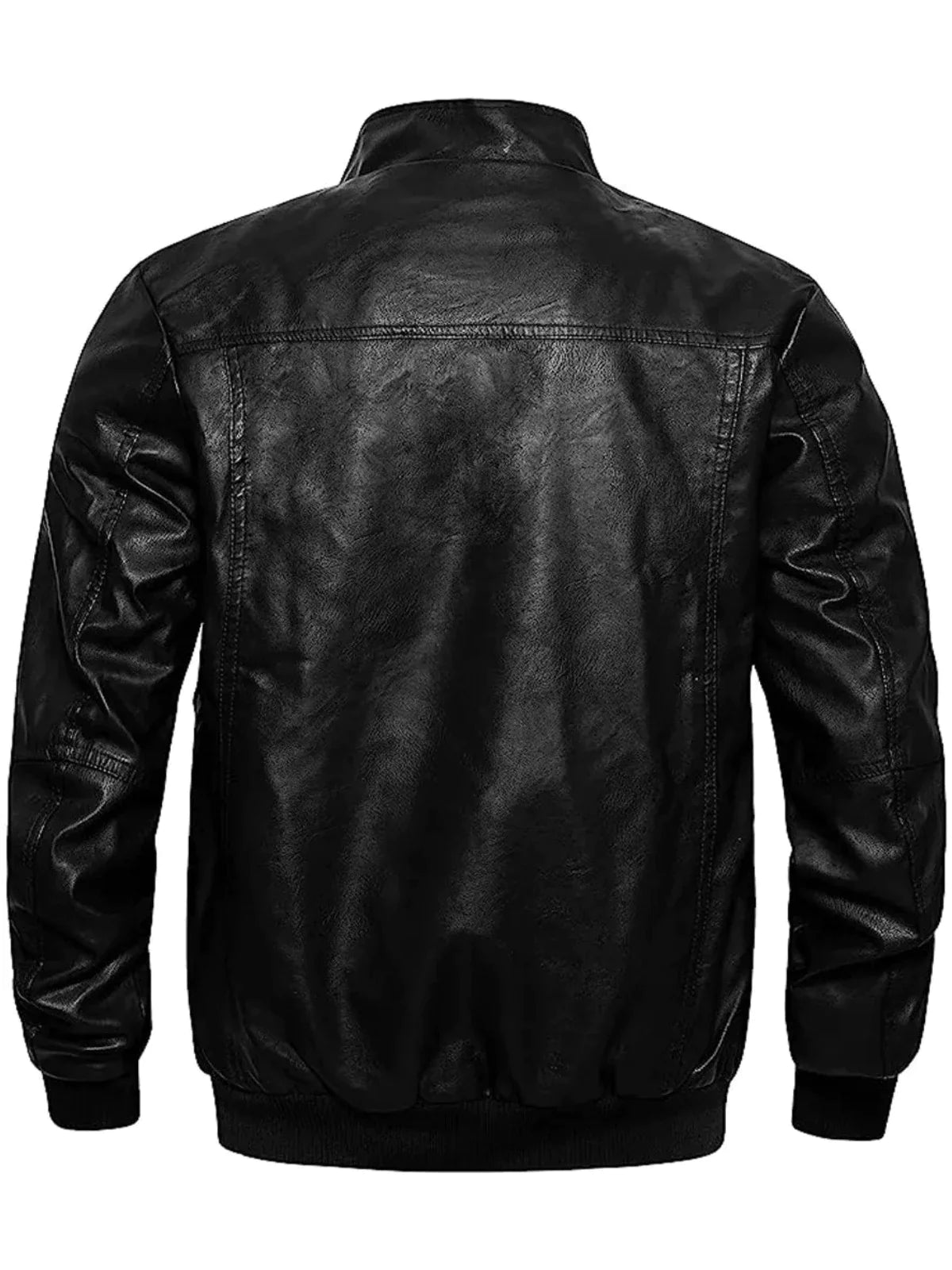 Men’s Stand Collar Slim Fit Bomber Jacket