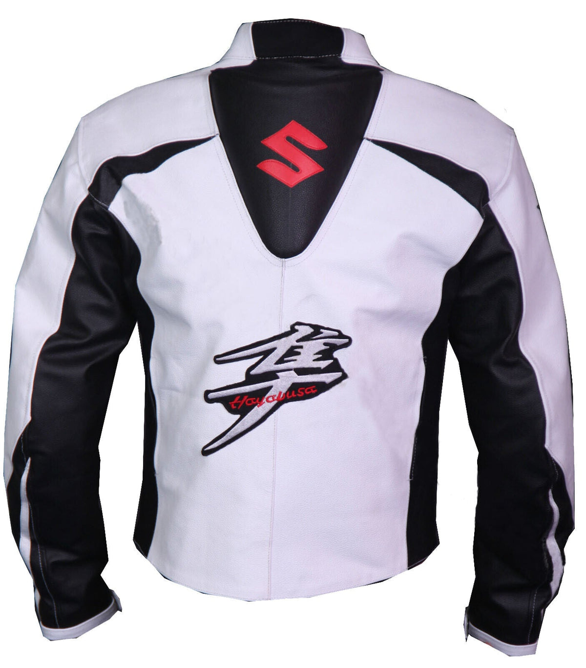 Suzuki Hayabusa White Biker Jacket