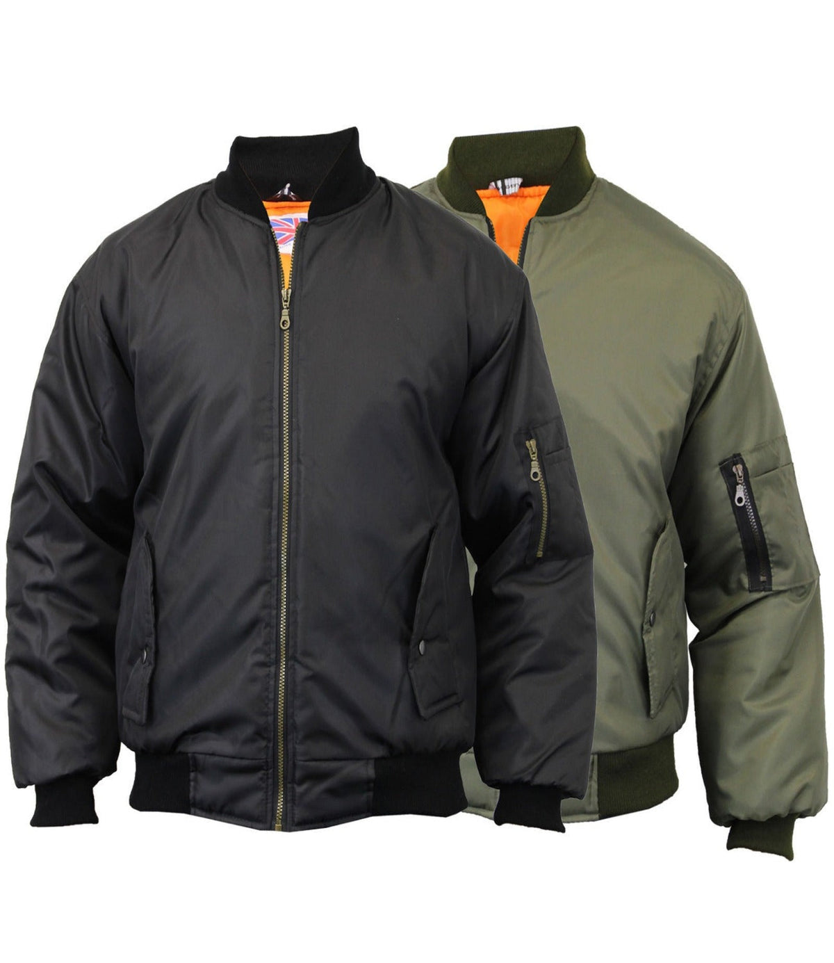 Mens Army Pilot Military Bomber Jacket