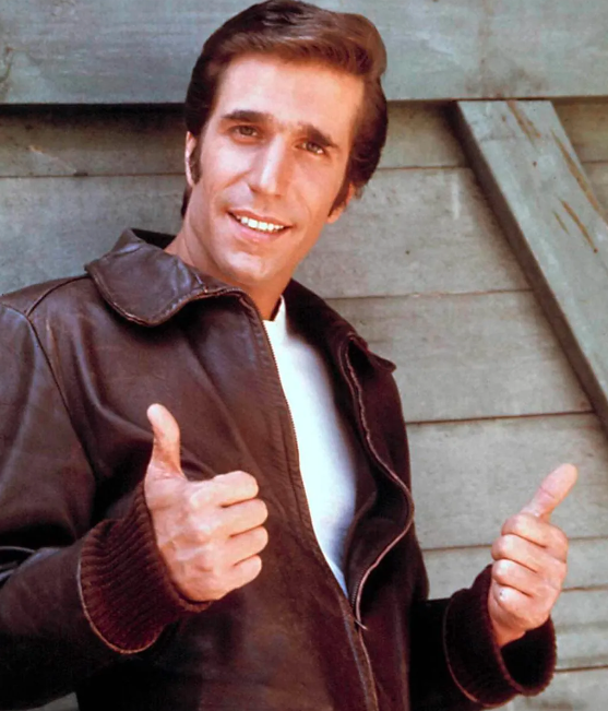 Henry Winkler Happy Days Brown Leather Jacket – LJ